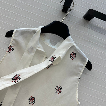 MIUMIU SLEEVELESS TOP AND SKIRT SET 264447