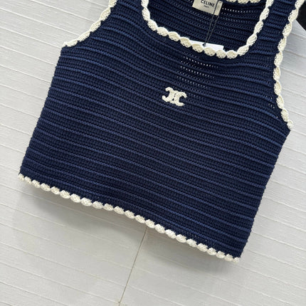 CELINE SLEEVELESS KNIT TOP 268312
