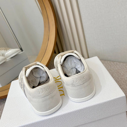DIOR 26S SNEAKERS IN CREAM WHITE SUEDE