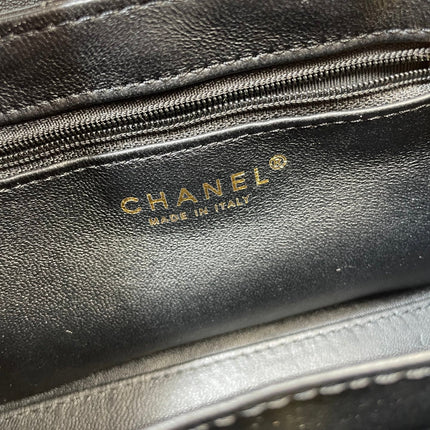 CHANEL 26S MINI KELLY BAG 19 IN BLACK CALFSKIN