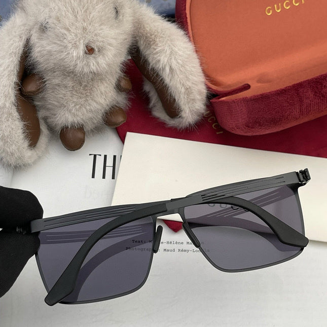 RECTANGULAR FRAME SUNGLASSES 1862 IN METAL