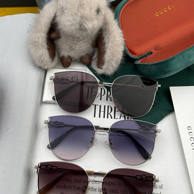BUTTERFLY FRAME SUNGLASSES G3635 IN METAL