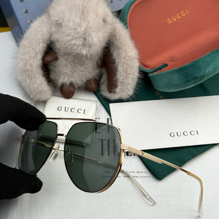 AVIATOR FRAME SUNGLASSES 575760 IN METAL