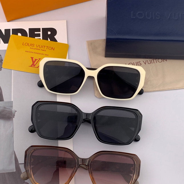 SQUARE SUNGLASSES L7132 IN ACETATE