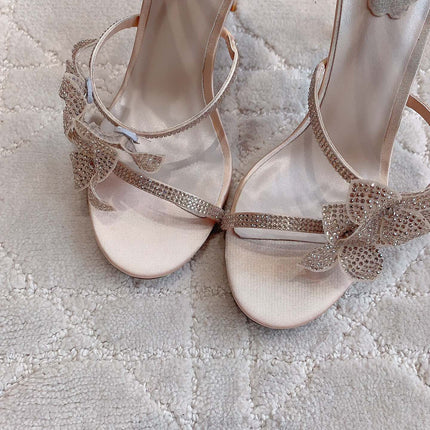 FLORIANE NUDE PINK SANDAL 95 MM