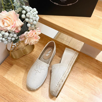 pra espadrilles beige canvas