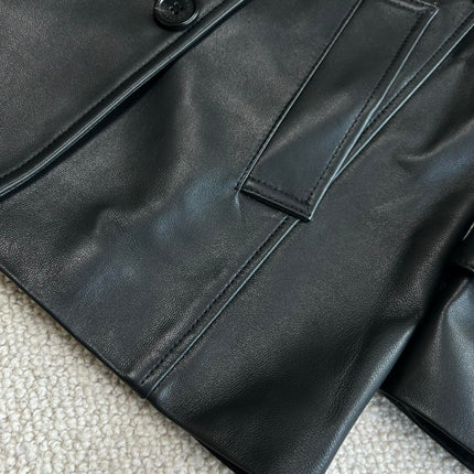 BURBERRY 25S LEATHER JACKET 244