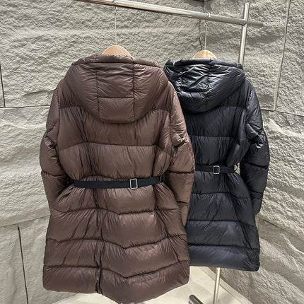 PRADA 25S LONG DOWN COAT WITH HOOD 226