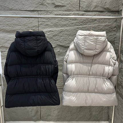 PRADA 25S MEDIUM-LENGTH GOOSE DOWN COAT 227