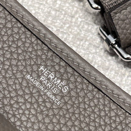 HM 26S EVELYNE BAG 29CM IN DARK BROWN CALFSKIN