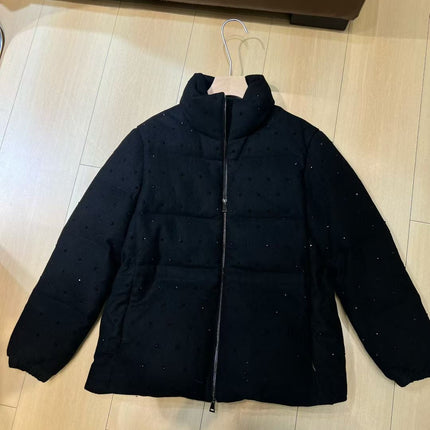 MONCLER 25S EMBELLISHED PUFFER JACKET 412