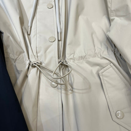 MONCLER 25S LIGHTWEIGHT LONG HOODED JACKET 401