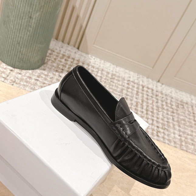 SL MOCCASINS LOAFER IN BLACK CALFSKIN