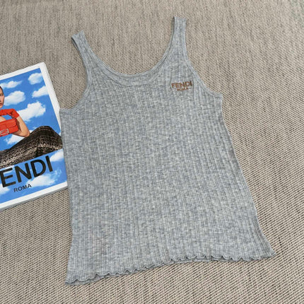Fendi Tank Top Wool Fabric 232704