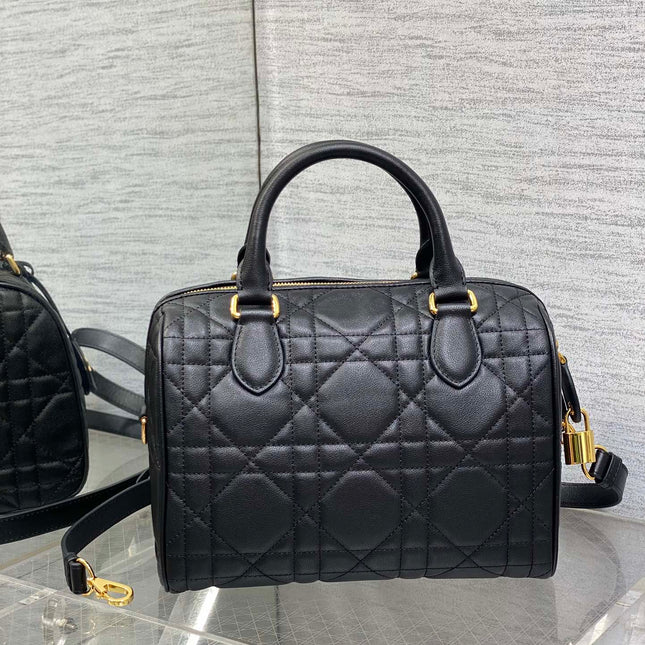 GROOVE 25 BAG IN BLACK LAMBSKIN