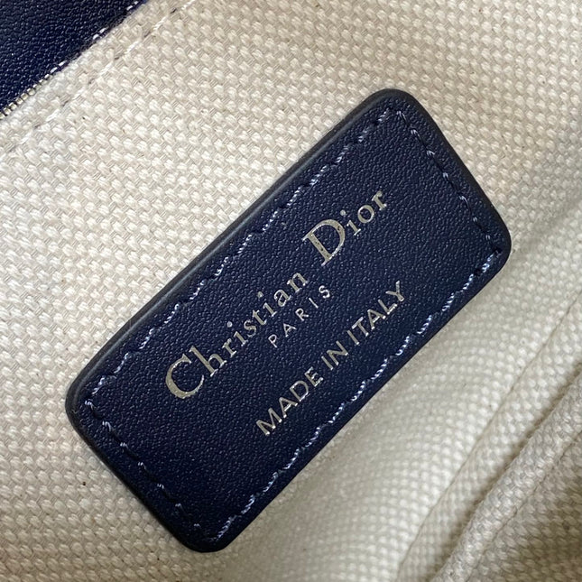 SADDLE 19 BAG WITH STRAP BLUE OBLIQUE JACQUARD