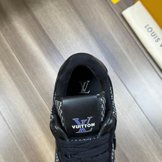 LV SNEAKER BLACK MIX WHITE CANVAS