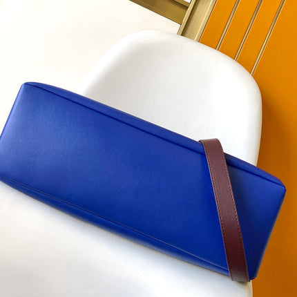 LV 26S SHOPPER TOTE 40 IN NAVY BLUE CALFSKIN