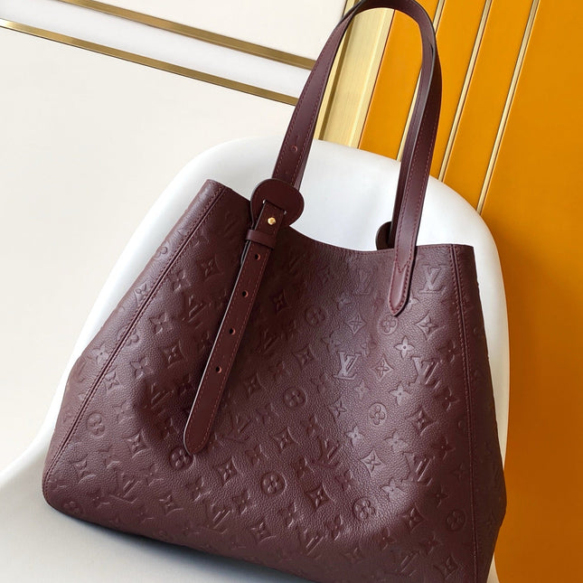 LV 26S ALL IN ONE BAG 56 IN DARK RED MONOGRAM EMPREINTE LEATHER