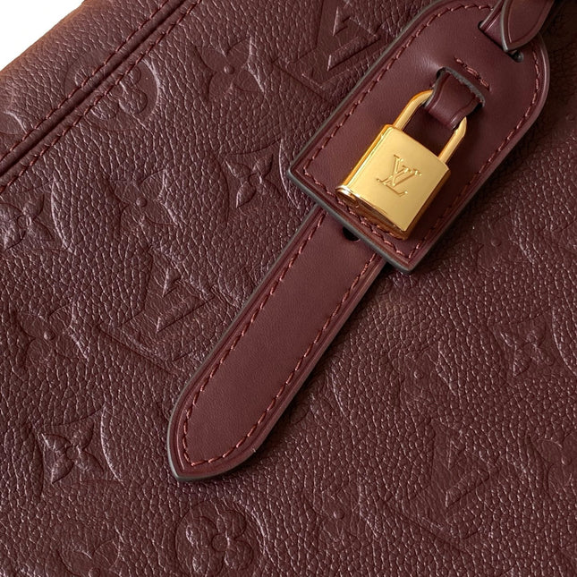 LV 26S ALL IN ONE BAG 56 IN DARK RED MONOGRAM EMPREINTE LEATHER
