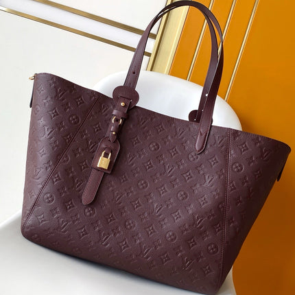 LV 26S ALL IN ONE BAG 56 IN DARK RED MONOGRAM EMPREINTE LEATHER