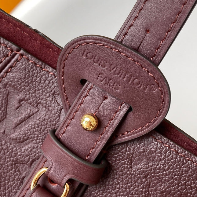 LV 26S ALL IN ONE BAG 56 IN DARK RED MONOGRAM EMPREINTE LEATHER