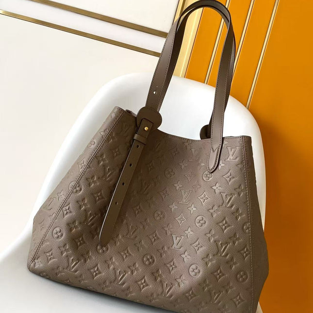 LV 26S ALL IN ONE BAG 56 IN TAUPE BROWN MONOGRAM EMPREINTE LEATHER