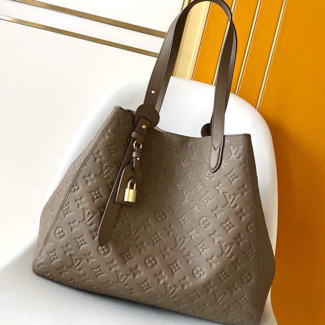 LV 26S ALL IN ONE BAG 56 IN TAUPE BROWN MONOGRAM EMPREINTE LEATHER