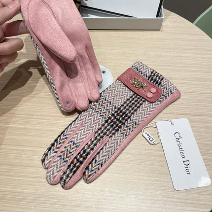 GLOVES IN COLORFUL WOOL 463807