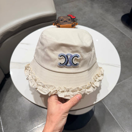 CELINE 26S CELINE RUFFLED BUCKET HAT STYLE 12