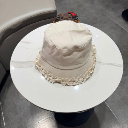 CELINE 26S CELINE RUFFLED BUCKET HAT STYLE 12