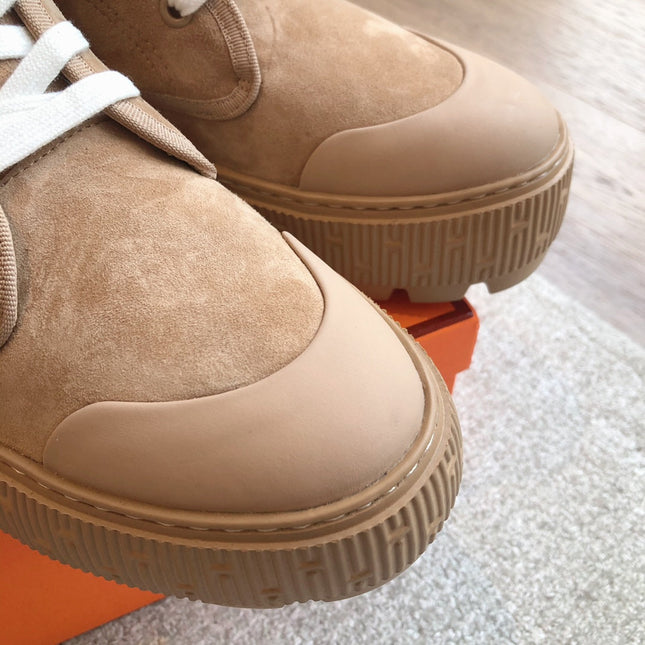 HM ITINERAIRE ANKLE BOOT CAMEL SUEDE