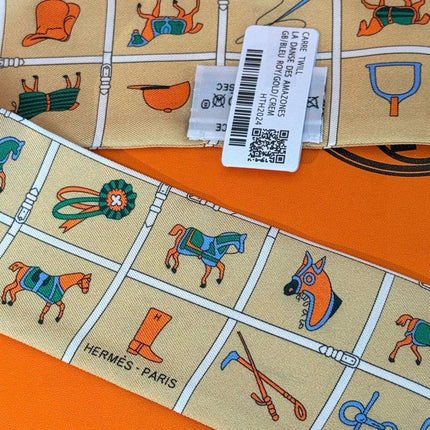 HERMES 25S SCARF 86 IN SILK 853137