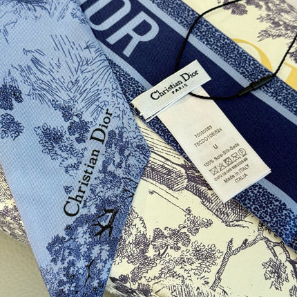 DIOR 26S SCARF 105CM IN SILK 313070
