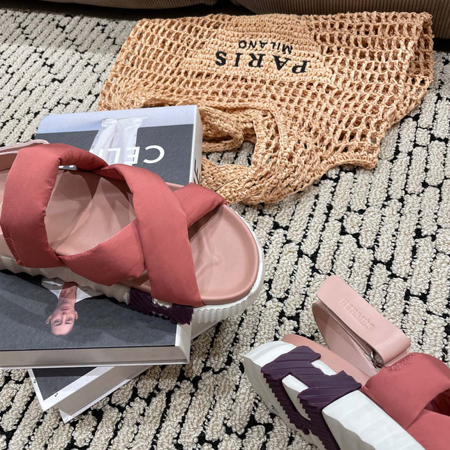 ELECTRIC SANDAL ROUGE CALFSKIN