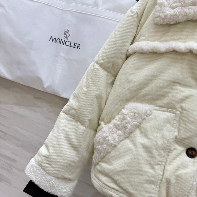 MONCLER 25S VELVET FUR JACKET 306106