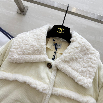 MONCLER 25S VELVET FUR JACKET 306106