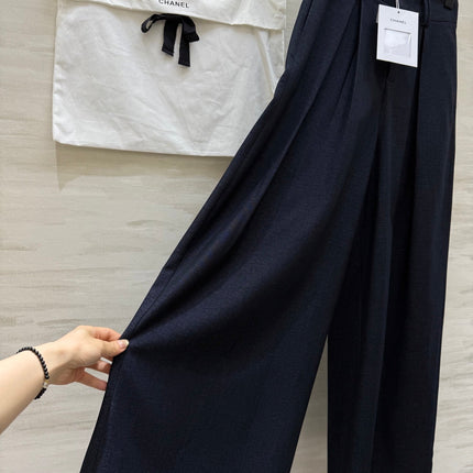CHANEL 25S WIDE-LEG STRAIGHT PANTS 636