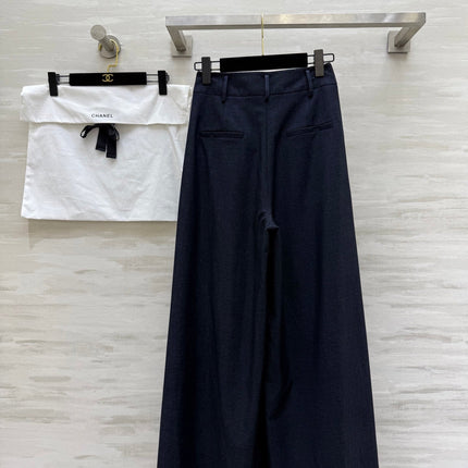 CHANEL 25S WIDE-LEG STRAIGHT PANTS 636