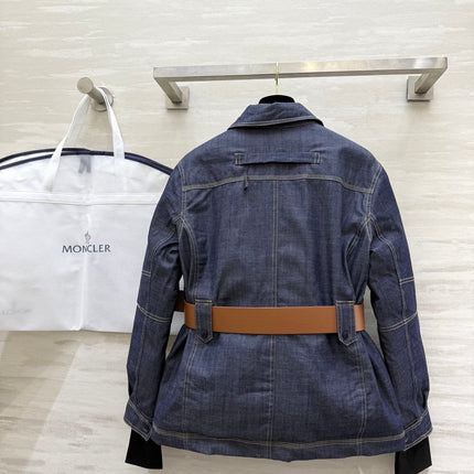 MONCLER 25S DENIM DOWN JACKET 344