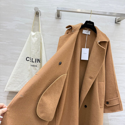 CELINE 26S LONG WOOL COAT 784306