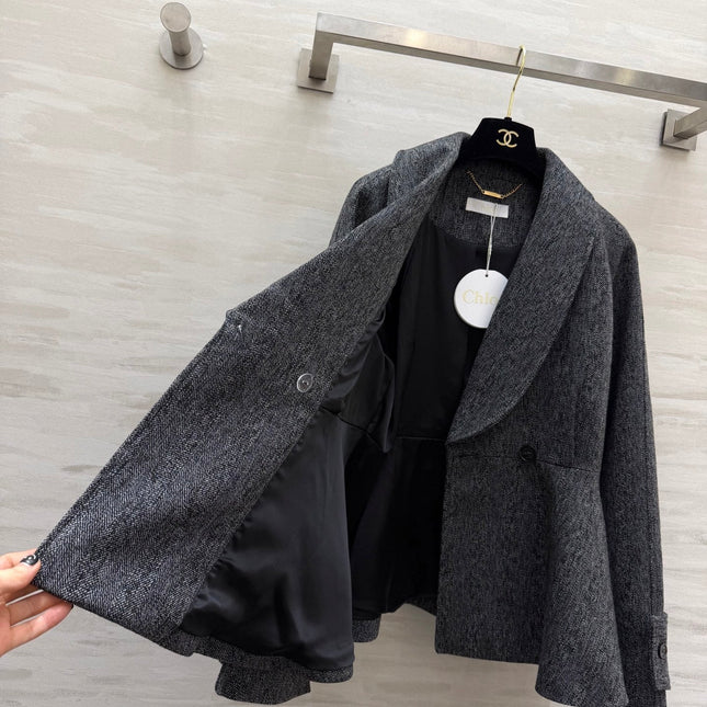 CHLOE DOUBLE BREASTED WOOL JACKET