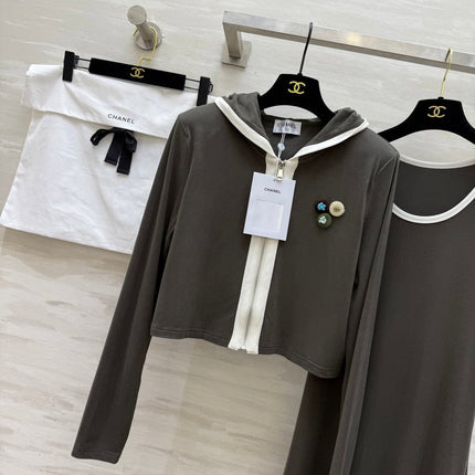 CHANEL 26S JACKET AND SLEEVELESS DRESS SET 960