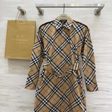 BURBERRY 26S SHIRT DRESS 415
