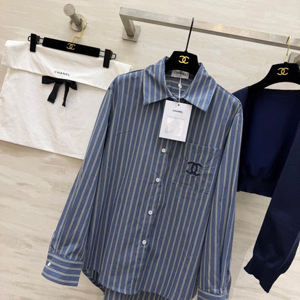 CHANEL 26S SHIRT AND WOOL SCARF 972