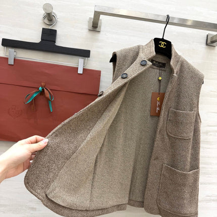 LORO PIANA 26S KNIT VEST JACKET 660