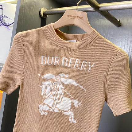 BURBERRY 26S SHORT-SLEEVE SWEATER 393