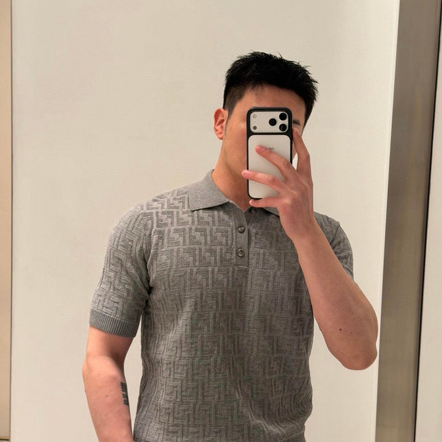 FENDI 26S KNIT POLO SHIRT 035