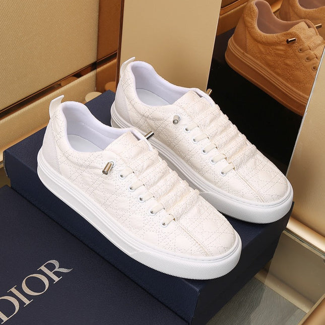 CD STYLISH SNEAKER WHITE CALFSKIN