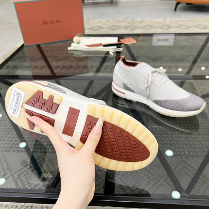 LP 360 LP FLEXY WALK SNEAKER WHITE AND GRAY WOOL